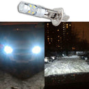2X H1 50W High Power LED Xenon White Fog Lights Headlight Daytime Bulb 6000K