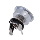 Electric Guitar Chrome Socket Jack Plate Holder for 6.35mm Plug Electrosocket