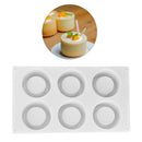 White Silicone Mold Tray for DIY Chocolate, Cake, Jelly, Pudding, Cupcake