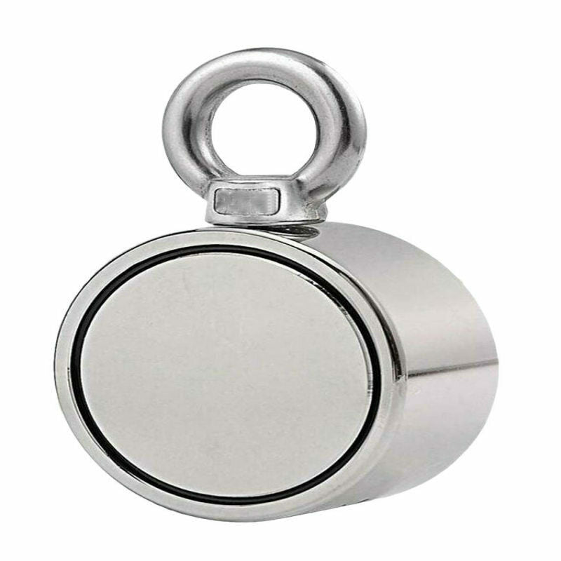 Round Double Sided Super Strong Neodymium Fishing Magnet 80kg Pulling Force X XX