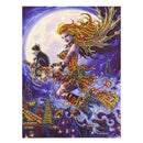 5D DIY Special Shaped Diamond Painting Witch Cross Stitch Mosaic Kits Decor
