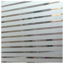 45x200cm Home Office Privacy Frosted Glass Window Film Striped Shutters Sti S7E2