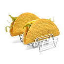Taco Shell Holder Tortilla Stand Rack Stainless Metal Tray Holds 3~4 Tacos