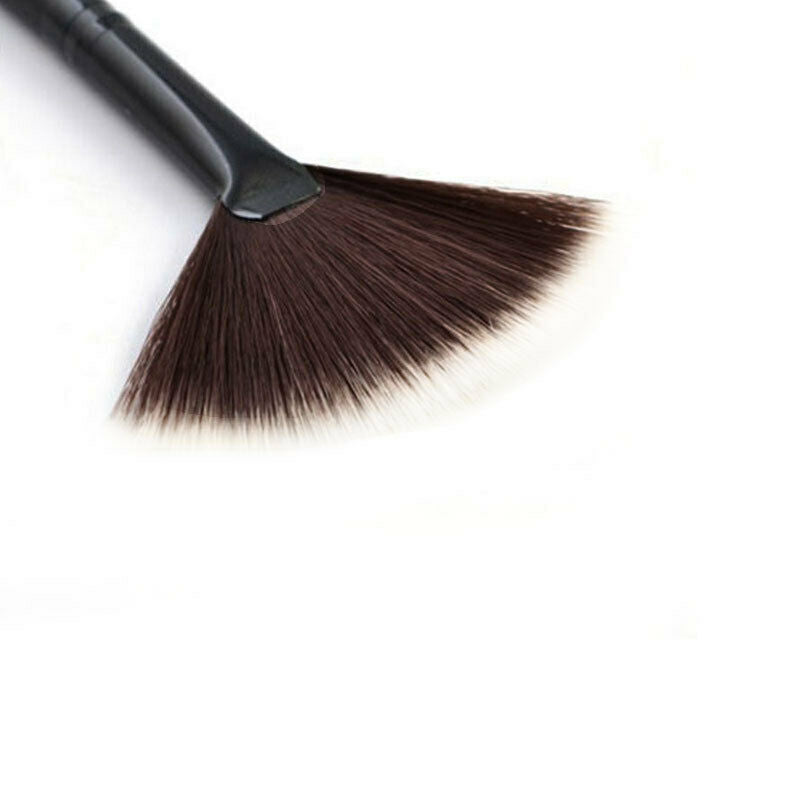 Pro Fan Shape Makeup Cosmetic Brush Blending Highlighter Contour Face Powder dfs
