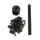 60Pcs Rivets Black Metal For K Sheath Plate Sheath Tool Fix Eyelet Q3S9