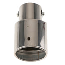 64mm Stainless Steel Exhaust Silencer Car Exhaust Pipe Tip Tip Pipe