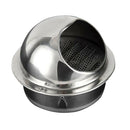 Stainless Steel Wall Air Vent Round Metal Insect Ventilation Grille 8cm