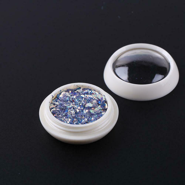 1 Box Glitter Colorful Sequins DIY Charm Nail Art Decor Manicure Tool (08)