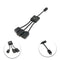 3in1 Micro USB HUB Male to Female and Double USB 2.0 Host OTG Cable Adapter
