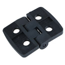 10pcs reinforced black plastic door hinges 40mm x 30mm T6U2