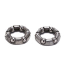 2pcs bicycle rear wheel axle 6 ball bearing cages bike cycling shafts M&O FT