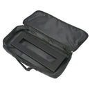Portable Guitar Pedal Board Black Aluminum Alloy with Carrying Bag Tapes St