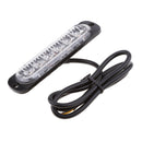 2 Pcs 6 LED Emergency Vehicle Grill Warning Lights Flash