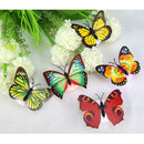 Luminous Butterfly LED Night Light Lamp Wall Pasted Home Decoration(Random)