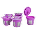6Pcs Reusable K Cups for Keurig K200, K300, K400, K500,  Purple