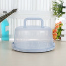 Plastic Round Cake Box Pastry Storage Boxes Dessert Container Cover Case Fo