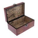 Decorative Wooden Jewelry Trinket Keepsake Storage Box - Wood Treasure Box Money