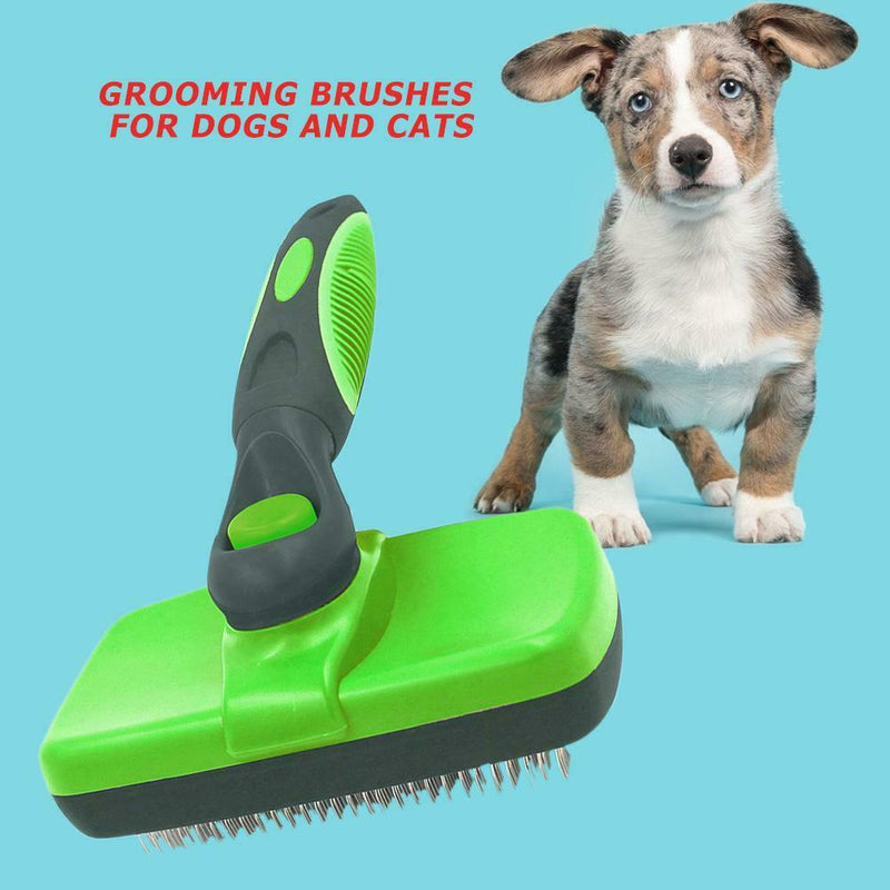 Pet Dog Hair Grooming Brush Fur Removal Trimming Comb Cleaning Beauty Tools