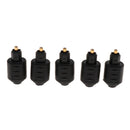 5xOptic Toslink Male to Mini 3.5mm Toslink Female Audio Connector