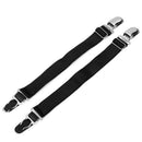 1 Pair suspenders of Stockings Adjustable Nylon for women - Black