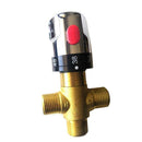 G1/2 Male 3 Way Brass Thermostatic Mixing Valve Shower Control Temperature U3N0