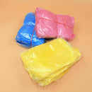 New Emergency Disposable Rain Coat Raincoats Hood Poncho Travel Hiking O4U9