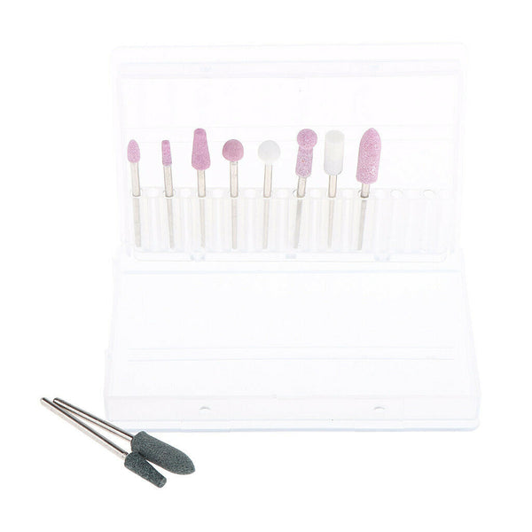 Professional Electric Nail Art Drill Bits Set 3/32 inch Quartz Manicure