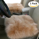 Luxury Faux Breathable Pelt Sheepskin Wool Car Seat Covers Chair Cushion Mat Pad