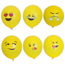 100x Round Balloons Multi Kinds  Smile Face Party Latex Balloons MO