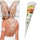Natural Herbal Henna Cones Temporary Tattoo kit White Art Paint Mehandi-I.AU