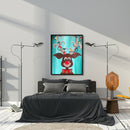 Christmas Sheep Diamond Painting 5D DIY Full Round Drill Wall Arts (B2478) A