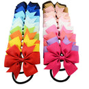 20X Baby Girls Hairband Toddler Hair Bow Band Grosgrain Ribbon AccessoriesWM