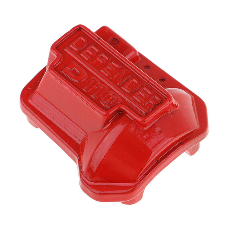 Metal Differential Housing Diff Cover (Red) for  TRX4 RC Crawler Accs