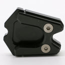 Motorcycle Side Kickstand Pad Enlarger for Vespa GTS GTV 300ie 3Vie Black