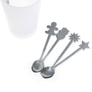 4pcs Christmas Stainless Steel Coffee Spoons Tea Spoons Dessert Snack Teaspoon3C