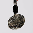Tibetan Shamans Buddhism Copper Mirror Amulet Pendant Necklace Car Hanging