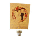 Rose Basket Shaped Wedding Place Card Holders with Holder Stand Memo Holder Card