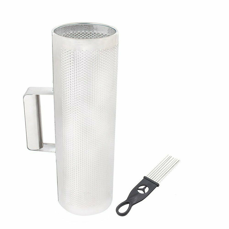 Stainless Steel Latin Percussion Pro Merengue Guiro with Scraper 12 inch x4 inch