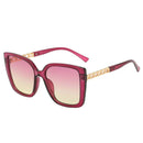 2x Square Fashion Cat Eye Sunglasses Oversized Summer Designer Sun Glasses