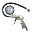 Car Motorcycle Tyre Tire Air Pressure Gauge Dial Meter Compressor Inflator Tool