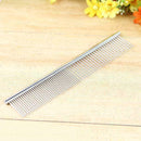 Stainless-Steel Comb Hair Brush Shedding Flea For Cat Dog Pets Trimmer Groo K3V5