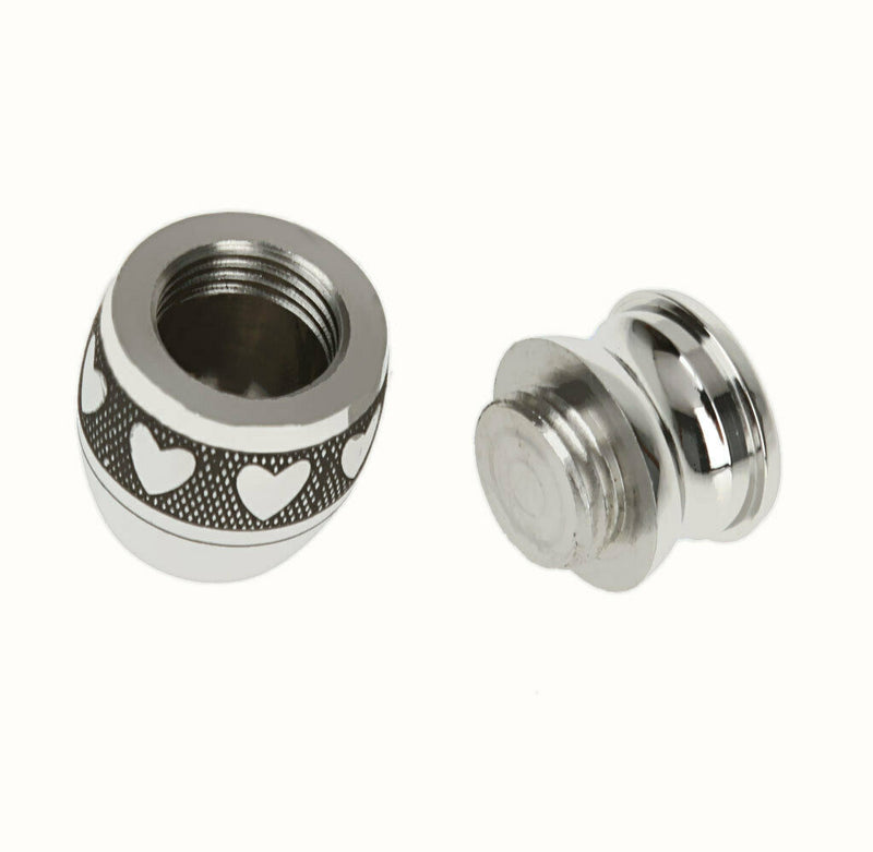 Stainless Steel Cremation Necklace Pet Ash Container Holder Jewellery Heart