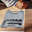 10Pcs Heavy Duty Hollow Punch Kit Set Gasket Leather Rubber Punching Diy Le B6Q3