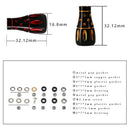 2 Pieces Of Fishing Wheel Star Point Holding Pill Fishing Reel Full Grip Fi