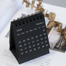 2020 Delicate Simple Desk Calendar Refreshing Mini Desktop Note Coil CalendaJ5Q5