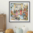 5D DIY Full Drill Diamond Painting Girl Embroidery Mosaic Kit Home Decor