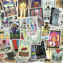50x Tarot Card Stickers Skateboard Laptop Luggage Guitar Motorcycle DecalsJR