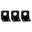 Stepper Motor Mounting Bracket, 3PCS Alloy Steel L Bracket for Nema 17 Step E6X7
