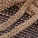 10m Natural Jute Burlap Braided Hessian Ribbon Embellishment for XMAS 12mm