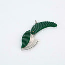 Outdoor Camping Portable Stainless-Steel Key-chain Leaf Pocket Folding Cutter